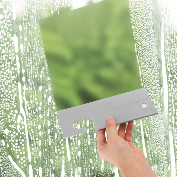 Luxshiny 5-Pack Grey Silicone Squeegee Set for Shower Doors with Hanging Hole for Convenient Storage and Easy Use