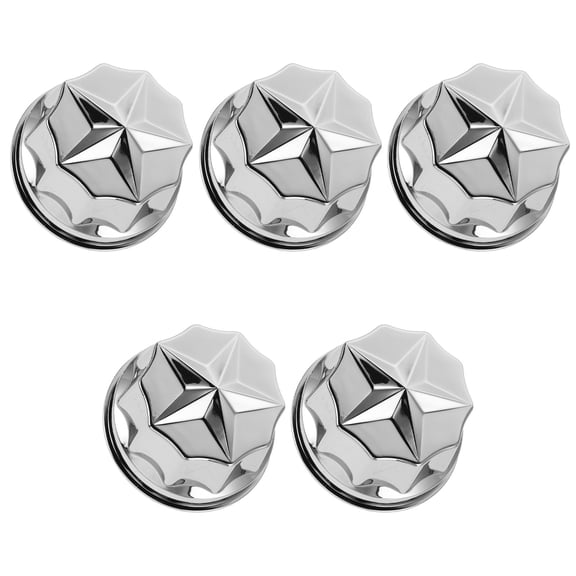 Luxshiny 5Pcs Grey Wheel Hub Screw Caps for Golf Cart Atv Suv with Enhanced Stability Design