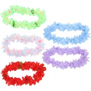 Luxshiny 5Pcs Lightweight Tropical Gar Perfect for Hawaiian Themed Events