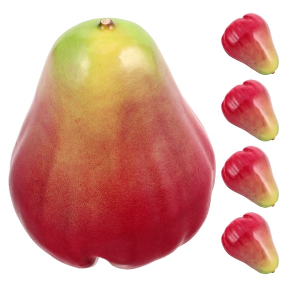 Luxshiny realistic fake food Faux Wax Apples Model Foam Studio Decorations For Photographers 5Pcs