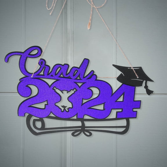 Luxshiny 5Sets Graduation Hanging Wall Sign Paper Material for Graduation Party Atmosphere