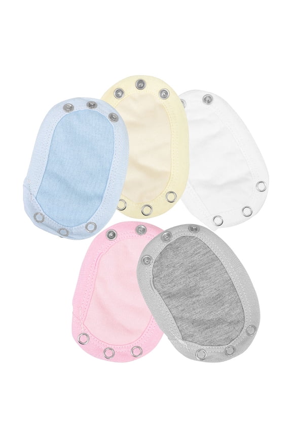 5Pcs Multi Color Bodysuit Snap Extender for Easy Dressing and Warmth