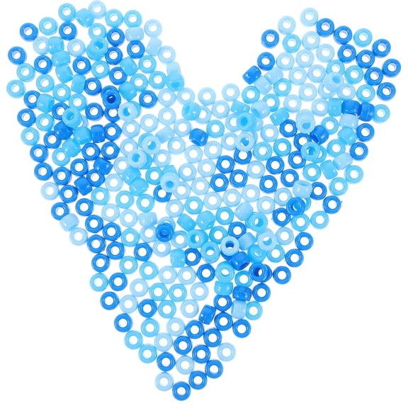 Luxshiny 600Pcs Center Drilled Drop Spacer Beads for Craft Projects Assorted Color Beads for Jewelry