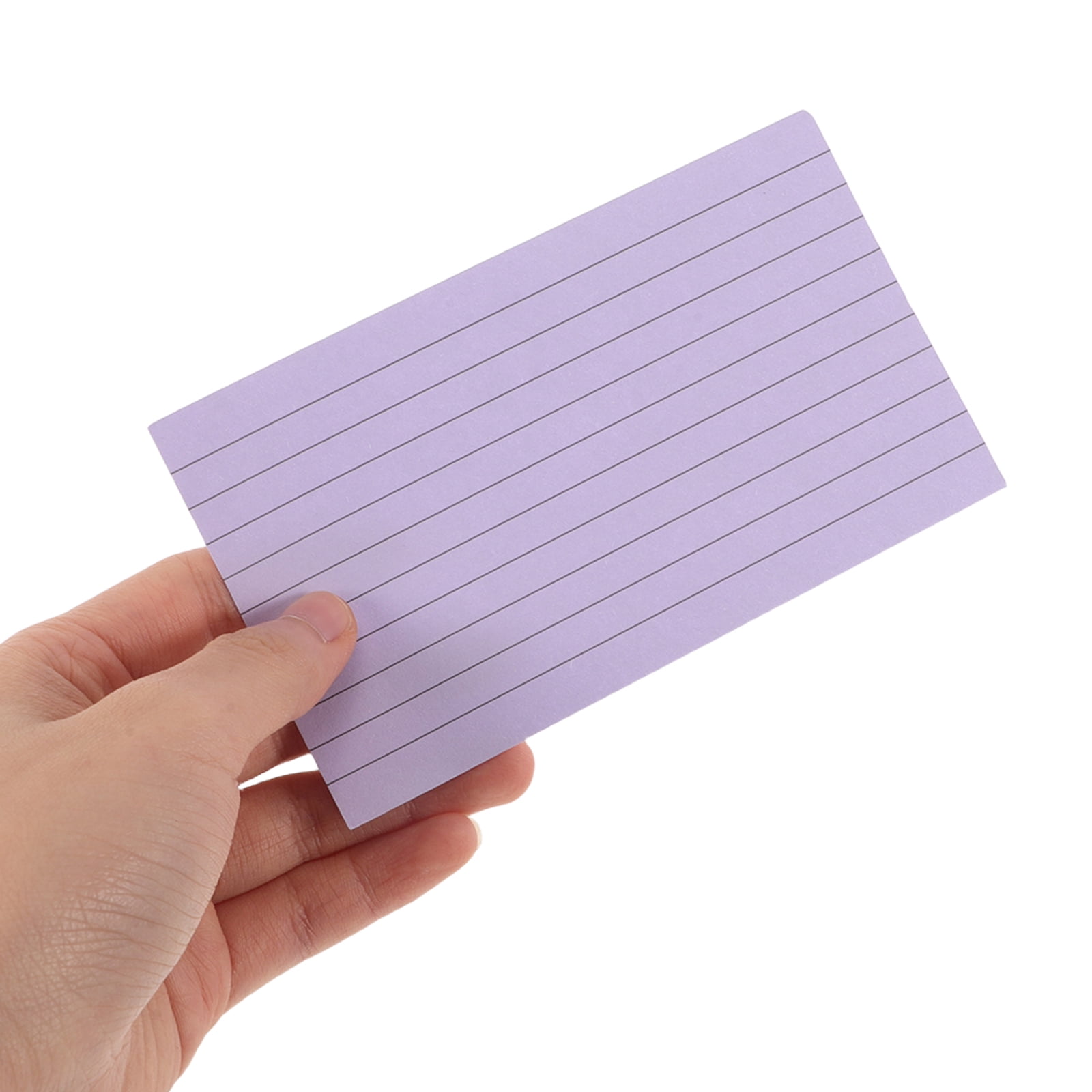 Luxshiny 600Pcs Multi Colored Index Cards Heavyweight Cardstock with Ruled Lines for Study and Office Organization