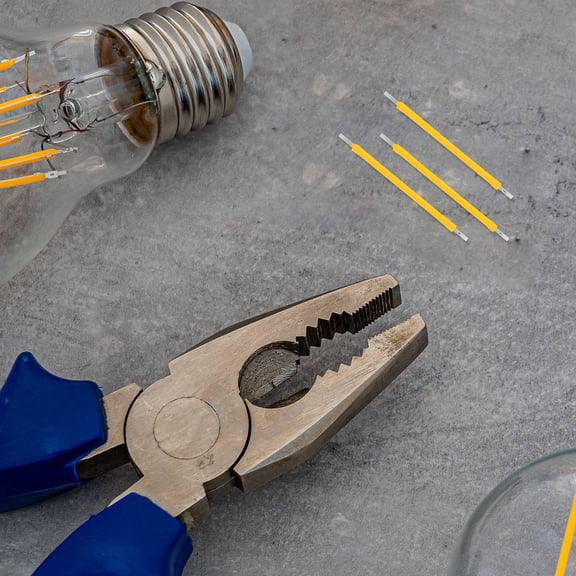 Luxshiny 60Pcs Warm Light LED Filament Bulb Accessories for String Light Replacement