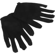 Luxshiny 6 Pairs Black Cotton Work Gloves Breathable Comfortable Gloves for Industrial Labor and Heavy Duty Use