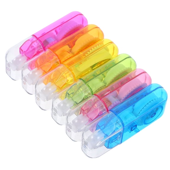 Luxshiny 6Pcs Classroom Correction Tape Portable Small Stationery Assorted Colors