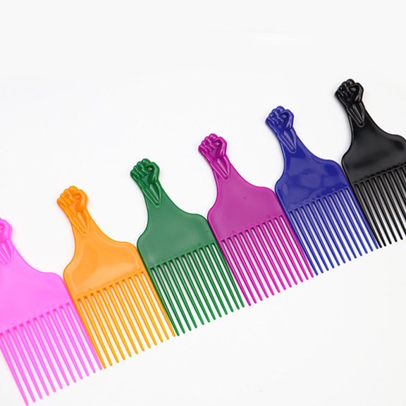 Luxshiny 6Pcs Beard Comb with Comfortable Handle Anti Static Plastic Hair Accessories