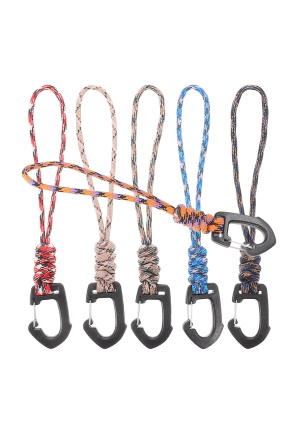 short lanyard for keys Durable Construction Multi 6Pcs