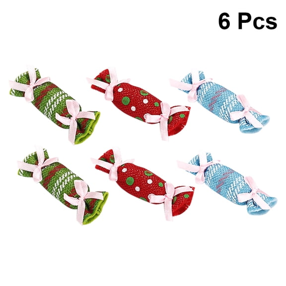 Luxshiny 6Pcs Cat Exercise Toys Assorted Color Hanging Interactive Cat Toys for Pets
