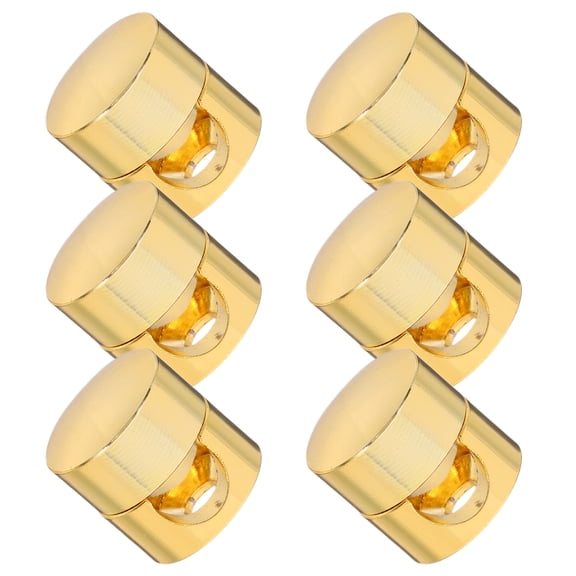 Luxshiny 6Pcs Ceiling Cord Mounts Golden Aluminium Hanging Lamp Cable Holders for Home Lighting Fixtures