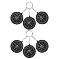 thumbnail image 1 of Luxshiny 6-Pack Compass Keychain Set with Design, Assorted Colors, Perfect for Outdoor, Travel, and Everyday Use, 1 of 6