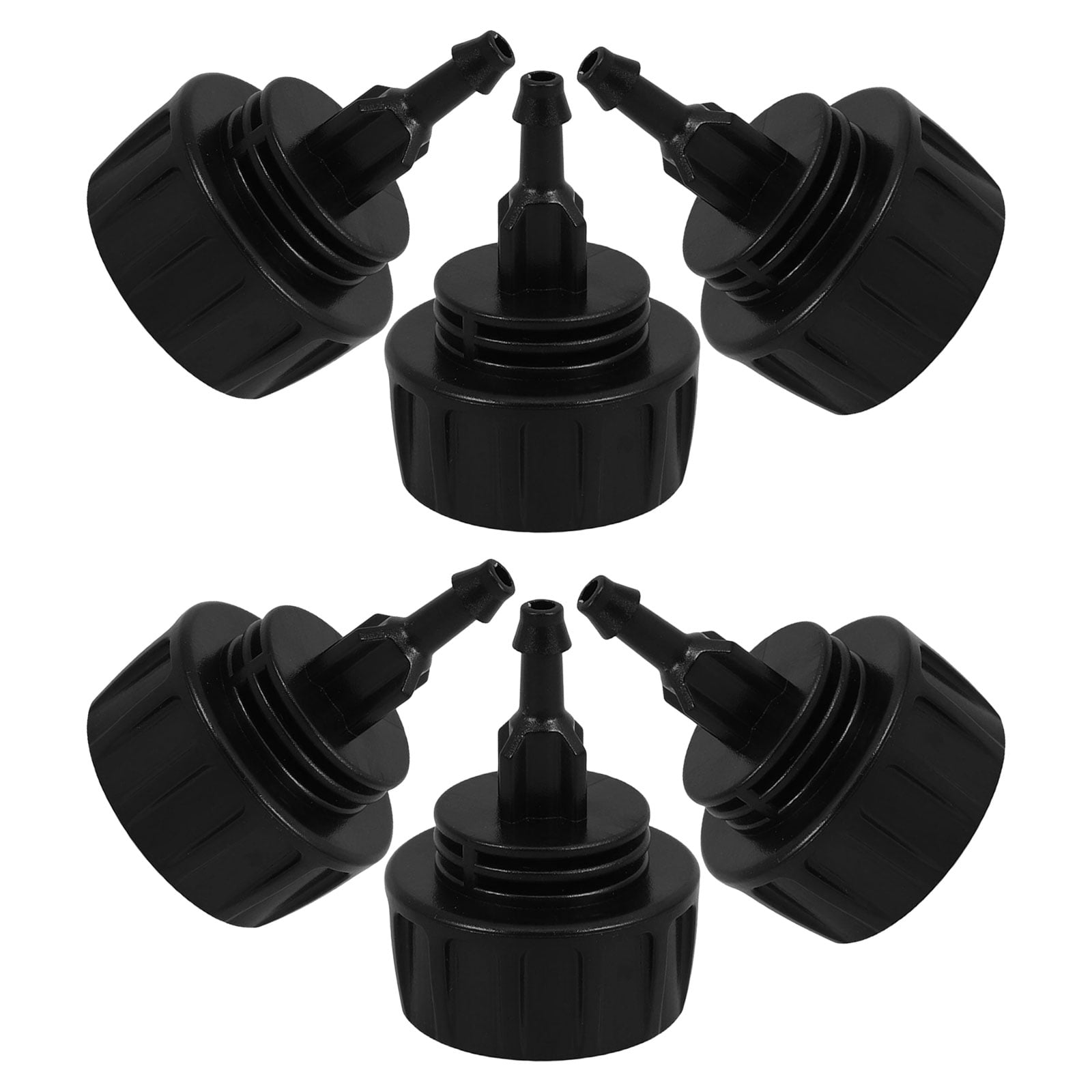 Luxshiny 6Pcs Drip Irrigation Quick Connect Fittings with Leak Proof ...