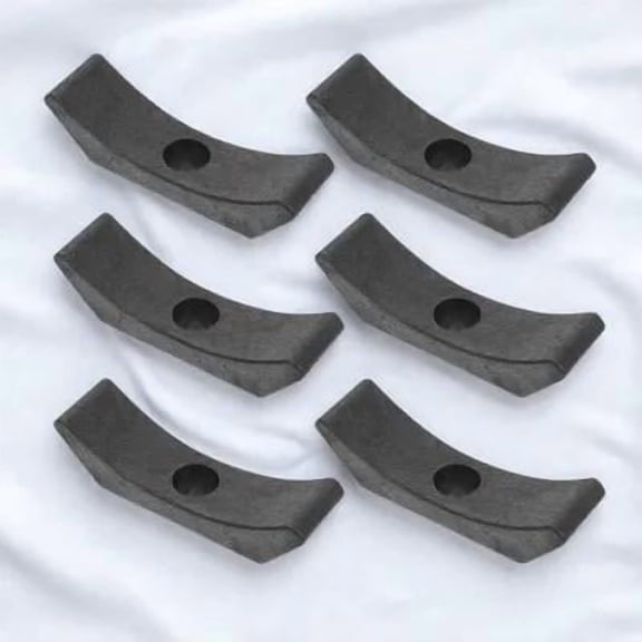 Luxshiny 6Pcs Durable Dumbbell Racks Plastic Fitness Hand Weight Brackets for Home Gym