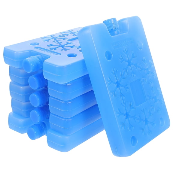 Luxshiny 6Pcs Blue Freezer Blocks Reusable Ice Packs High Efficiency Cooler Ice Crystal Box for Cooler Use