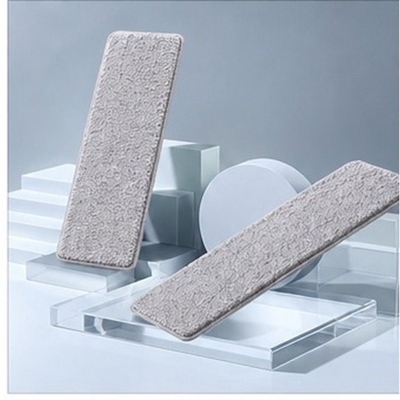 Luxshiny 6Pcs Flash Speed Mop Refills Grey Fiber Pads for Hardwood Tile and Concrete Floors