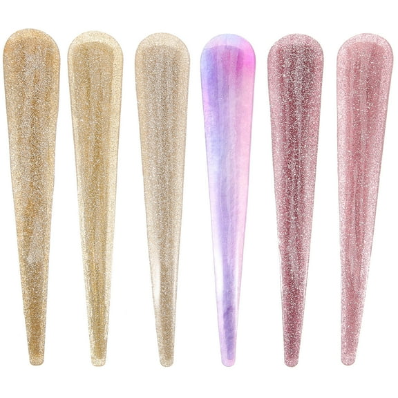 Luxshiny 6Pcs Hair Tools for Styling Assorted Color Reusable for Birthdays