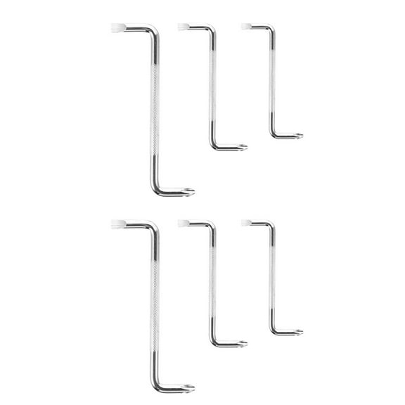 Luxshiny 6Pcs Silver Z-type Screw Drive Screw Driver Accessories for Sewing Machine Repair