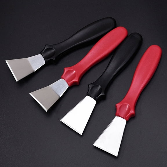 Luxshiny 6Pcs Stainless Steel Kitchen Cleaning Shovel with Ergonomic Handle for Home Use Assorted Colors