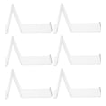 Luxshiny Clear Acrylic Shoe Display Stand for Home Versatile ...