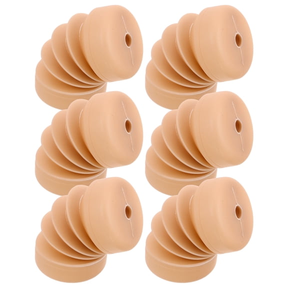Luxshiny 6Pcs Bone Cracking Props Beige Plastic Prank Tool for Comedy Shows and Party Entertainment
