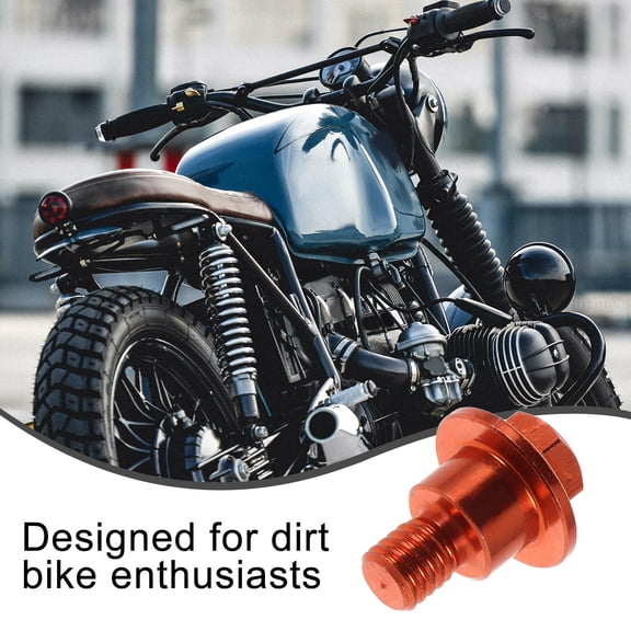 Luxshiny 6Pcs Universal Shock Mount Bolt and Nut Set Heavy Duty Anodized Motorcycle Front Suspension