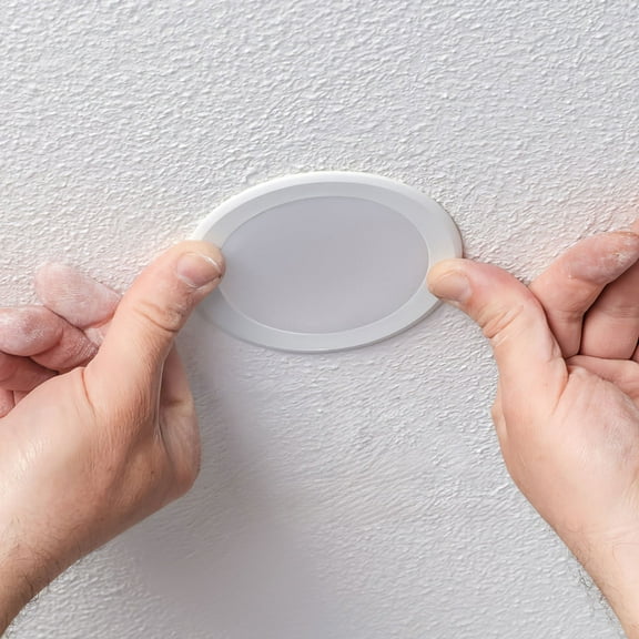 Luxshiny Set of 6 White Lampshade Diffuser Sheets for Soft Light in Drum Fixtures, Ideal for Home Lighting