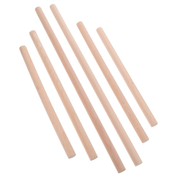 Luxshiny Set of 6 Small Beech Wood Logs for Vase Decoration, Rustic Home Decor Pieces