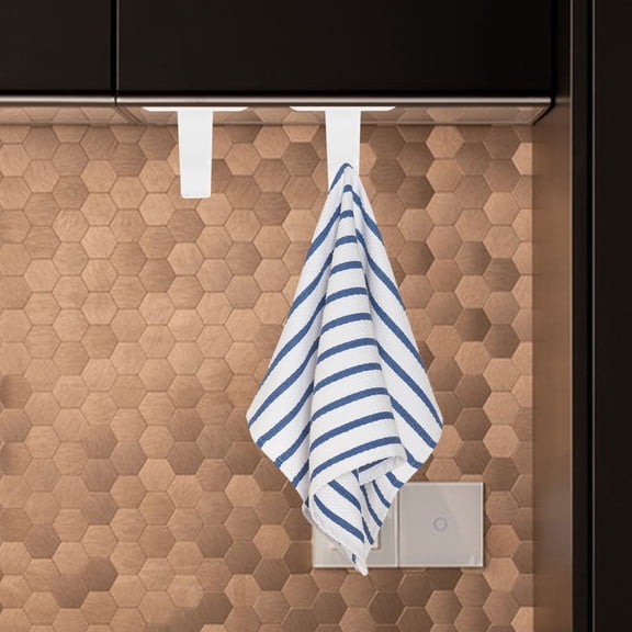 Luxshiny 6Pcs Mounted Ceiling Hooks White Iron Hanging Cups Wardrobe Homeowners Simple Design