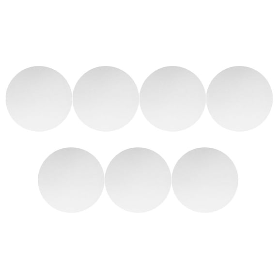 Luxshiny 7Pcs White Round Cake Display Boards Thick Food Grade Bases Stable Support for Dessert Cakes