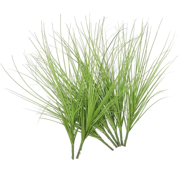 LITINKIMI 8Pcs Artificial Green Fake Reed Grass for Elegant Indoor Plant Decor