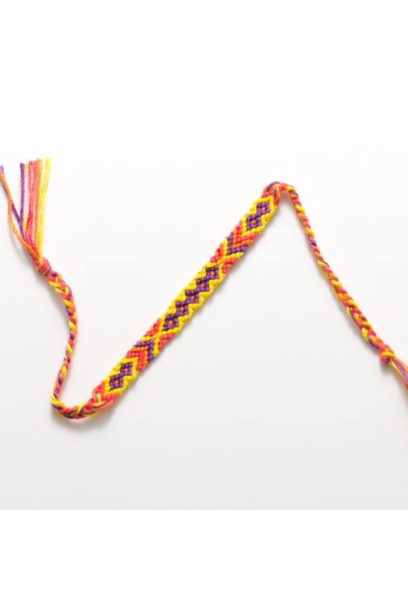 8Pcs Ethnic Woven Thread Bracelets Handmade Assorted Color for Wrist Or Ankle Wear