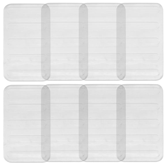 Luxshiny 8Pcs Furniture Table Leg Shims Transparent for Homeowners Adjustment