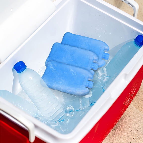 Luxshiny 8Pcs Cooler Packs Reusable Blue Ice Packs for Cooler Freezer Use and Picnic Storage