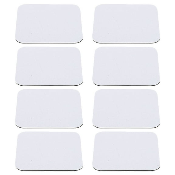 Luxshiny 8Pcs Sublimation Magnets Blanks White for Fridge Crafting Magnetic Refrigerator