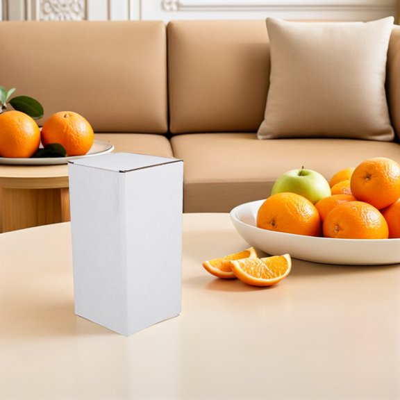 Luxshiny 8Pcs White Corrugated Paper Mailing Boxes Heavy Duty Support Packing Boxes for Business