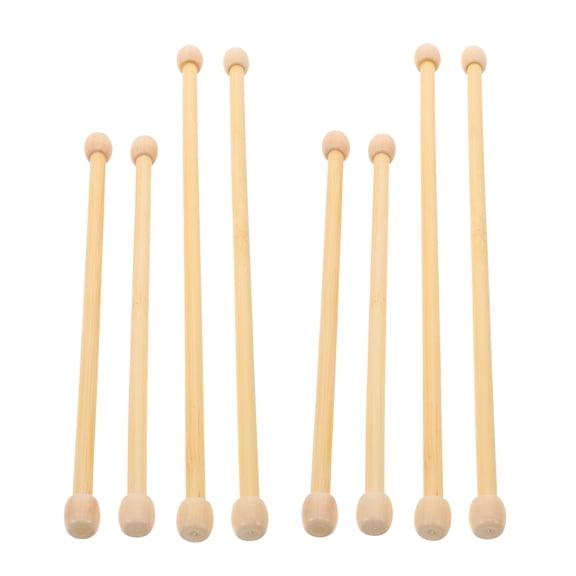 Luxshiny 8Pcs Wood Tapestry Hanging Rods Beige Dowels for Wall Art Display and Home Decor Projects