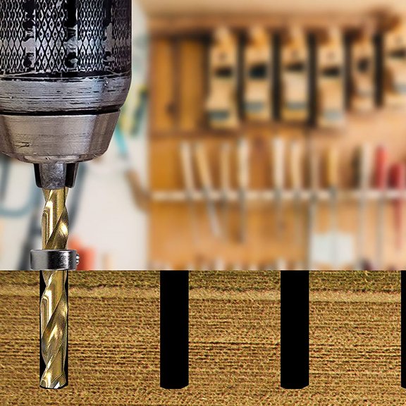 Luxshiny 8pcs Drill Bit Collar Tool Stainless Steel for Drilling Positioning and Control