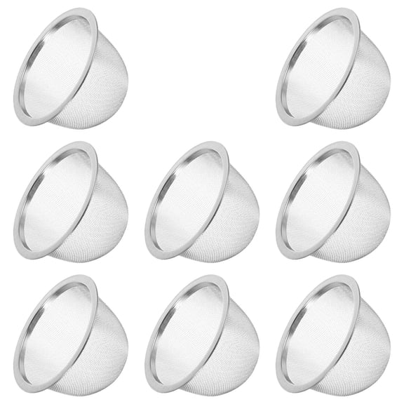 Luxshiny 8pcs Tea Infuser Replacement Stainless Steel for Tea Brewing Kitchenware