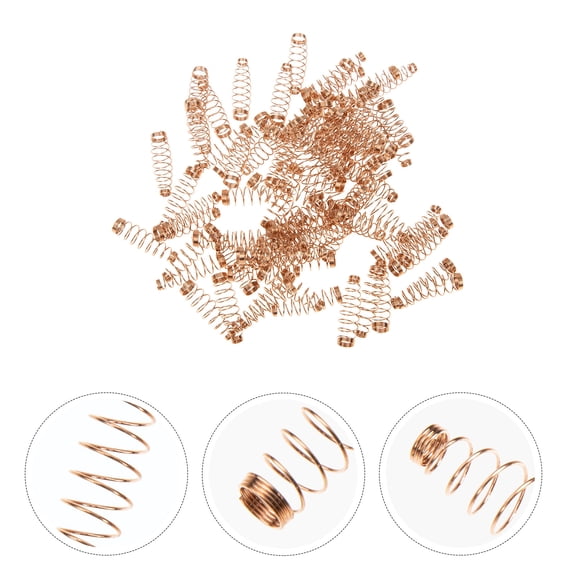 Luxshiny Piano Repair Spring Golden Copper Wire for Upright Pianos 90Pcs