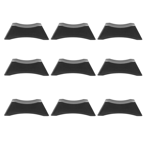 Luxshiny 9Pcs Black Basketball Stand Plastic Balls Display Rack for Football Storage