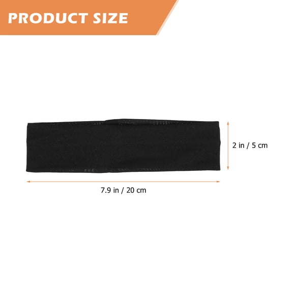 Luxshiny 9Pcs Professional Sweatbands Portable Hair Bands Durable and Comfortable for Fitness Use