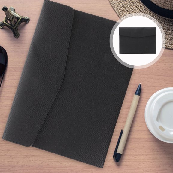 Luxshiny A4 File Folder Envelope Case with Snap Closure for Documents