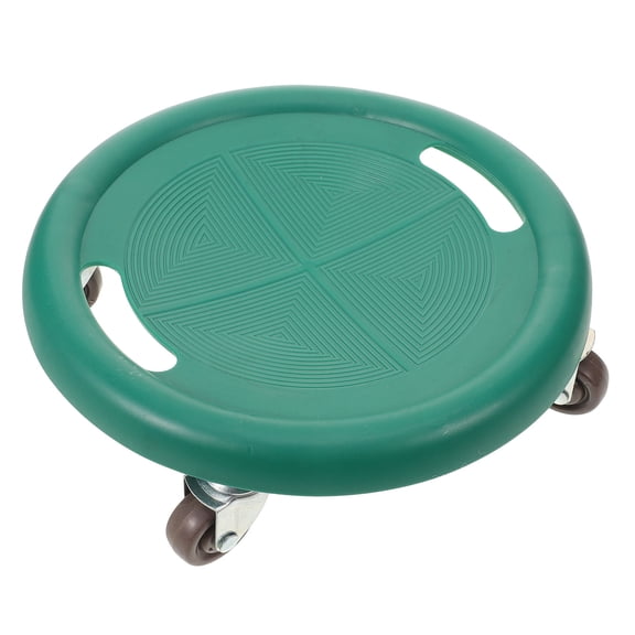 Luxshiny Abdominal Fitness Disc for Core Training with Knee Cushion Green