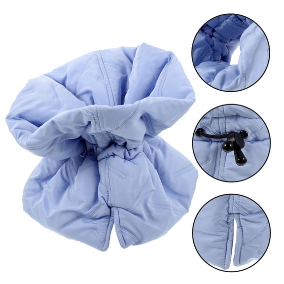 Luxshiny Pet Protective Collar Sky-Blue Adjustable for Cat Recovery and Comfort