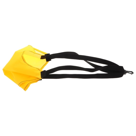 Luxshiny Swimming Training Parachute for Speed Improvement Yellow PU Material 1Pack