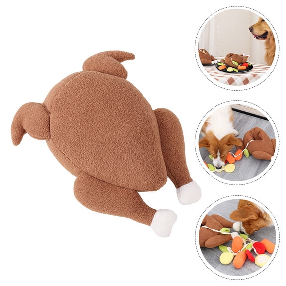 Luxshiny Adorable Pet Toys Dog Sniffing Toy Chew Coffee 1Pack