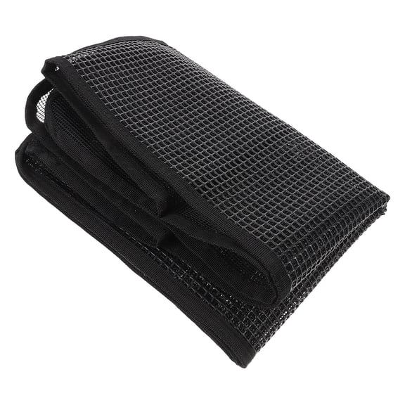 Luxshiny Black Mesh U Shaped Window Air Conditioner Cover Full Outdoor Pack