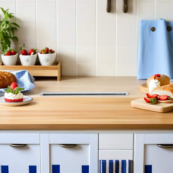 Luxshiny Aluminum Kitchen Ticket Holder Rail for Home Wall with Oil Resistant and Slide Clip Feature