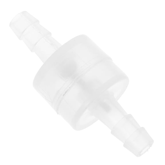 Luxshiny White Plastic Aquarium Check Valve One Way Anti Backflow Valve for Air Pump